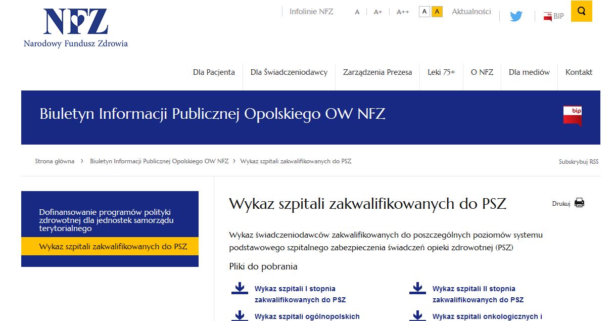 PCM i ZOZ Biała w tzw. sieci szpitali!