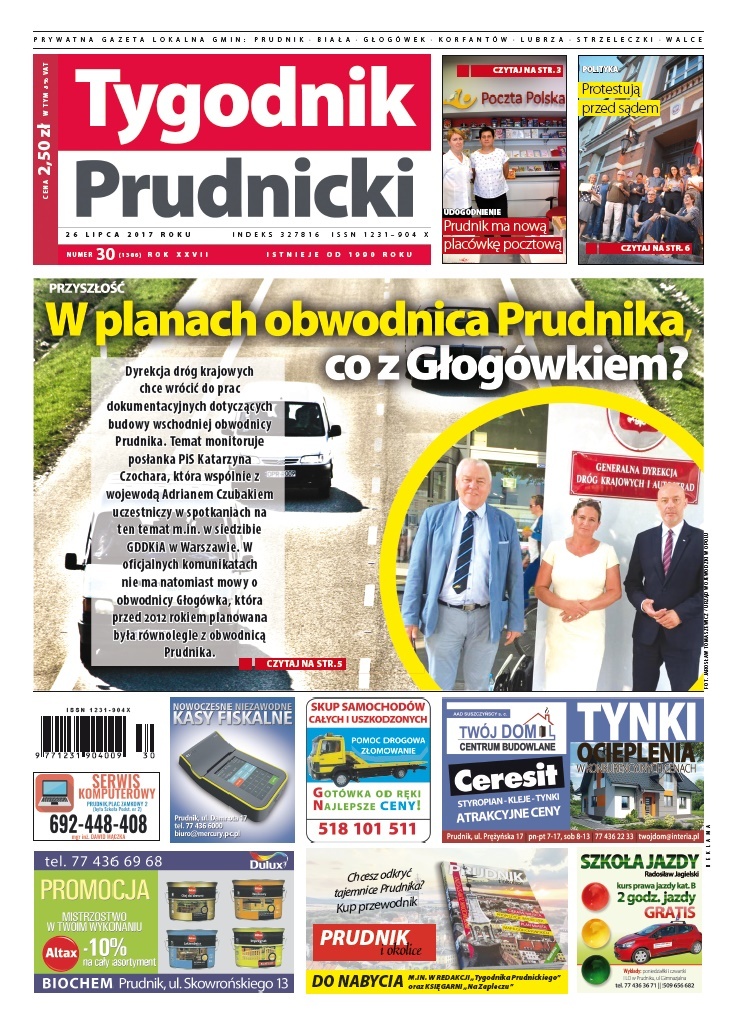 Nowy numer „Tygodnika Prudnickiego” do kupienia już od środy (26 lipca)!