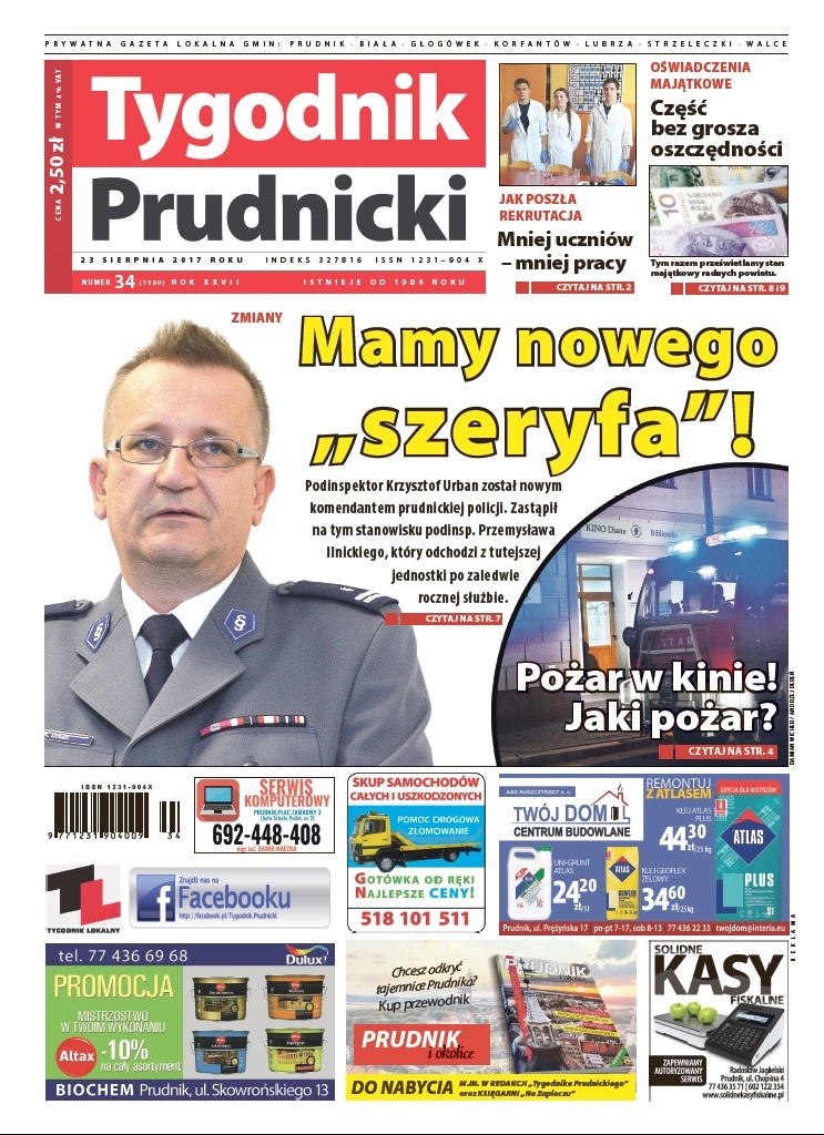 Nowy numer „Tygodnika Prudnickiego” do kupienia już od środy (23 sierpnia)