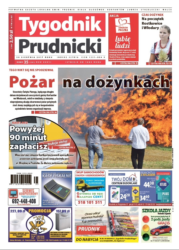 Nowy numer „Tygodnika Prudnickiego” do kupienia już od środy (30 sierpnia)