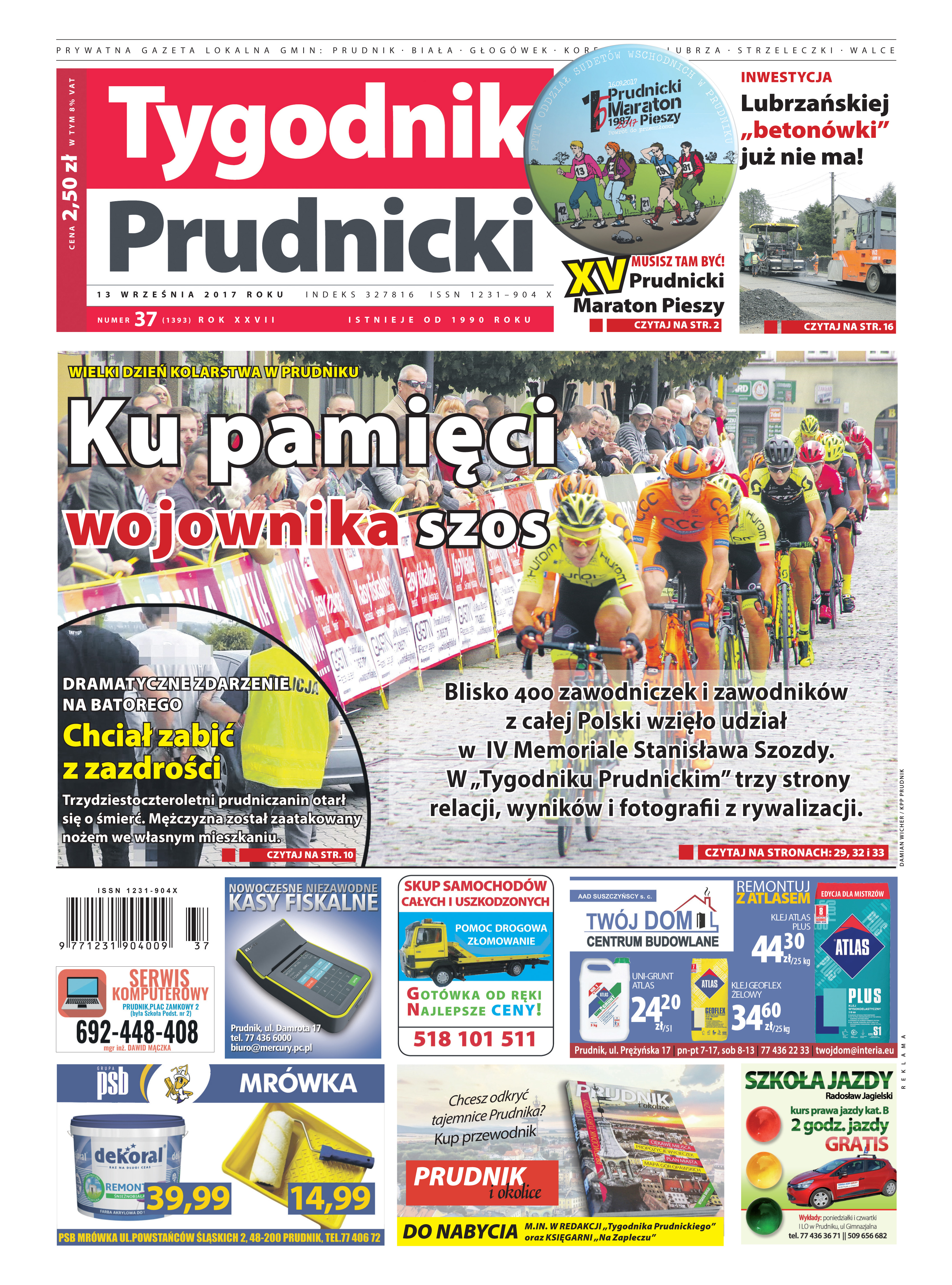 Nowy numer „Tygodnika Prudnickiego” do kupienia już od środy (13 września)