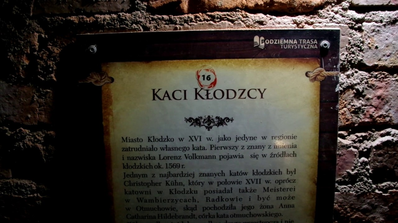 Prudnik w kłodzkich podziemiach: Rąbał ręce, ścinał, wieszał i łamał kołem