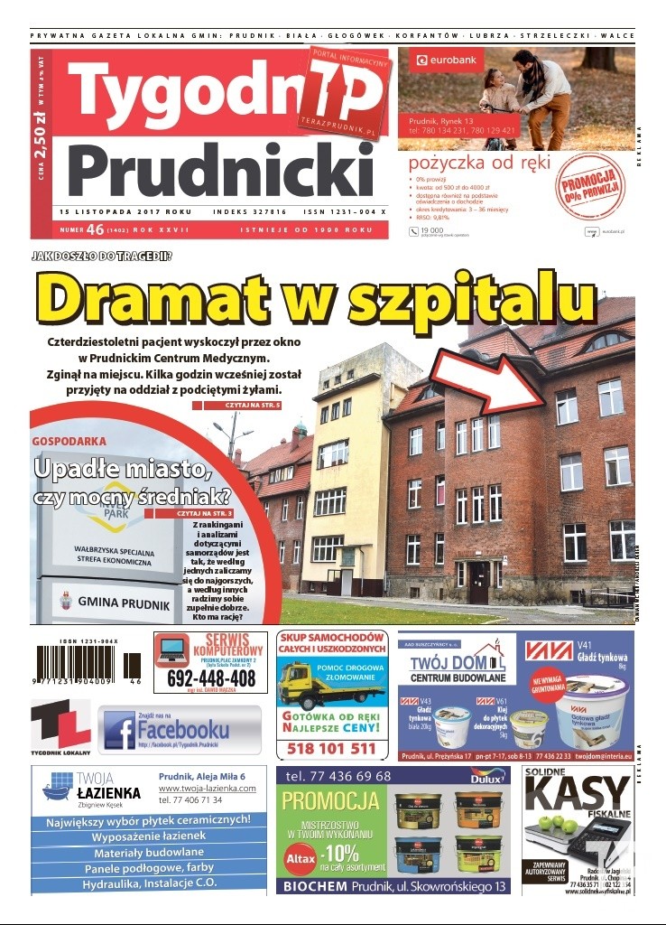 Nowy numer „Tygodnika Prudnickiego” do kupienia już od środy (15 listopada)