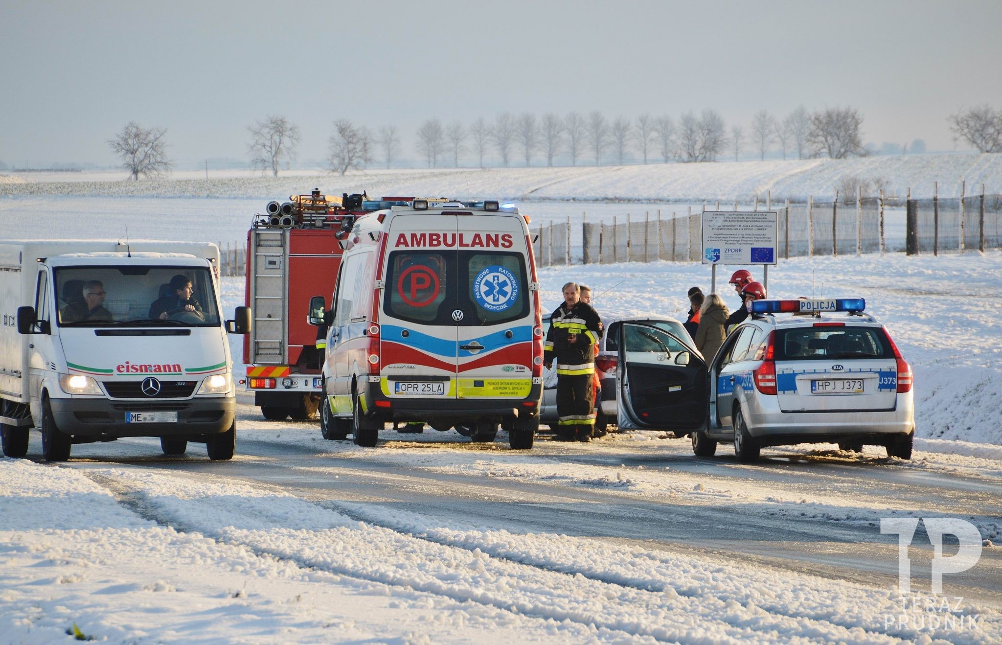 Ostrożnie na drogach! Seria zdarzeń na obwodnicy Białej