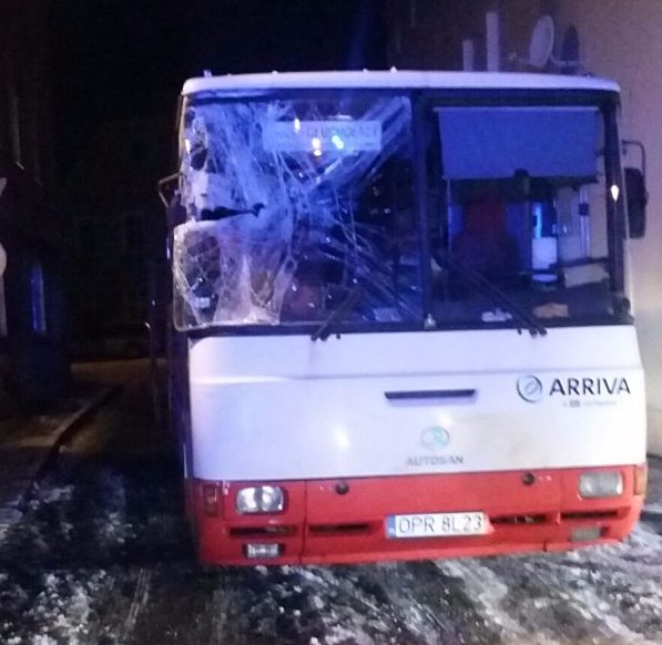 Wypadek autobusu w Białej
