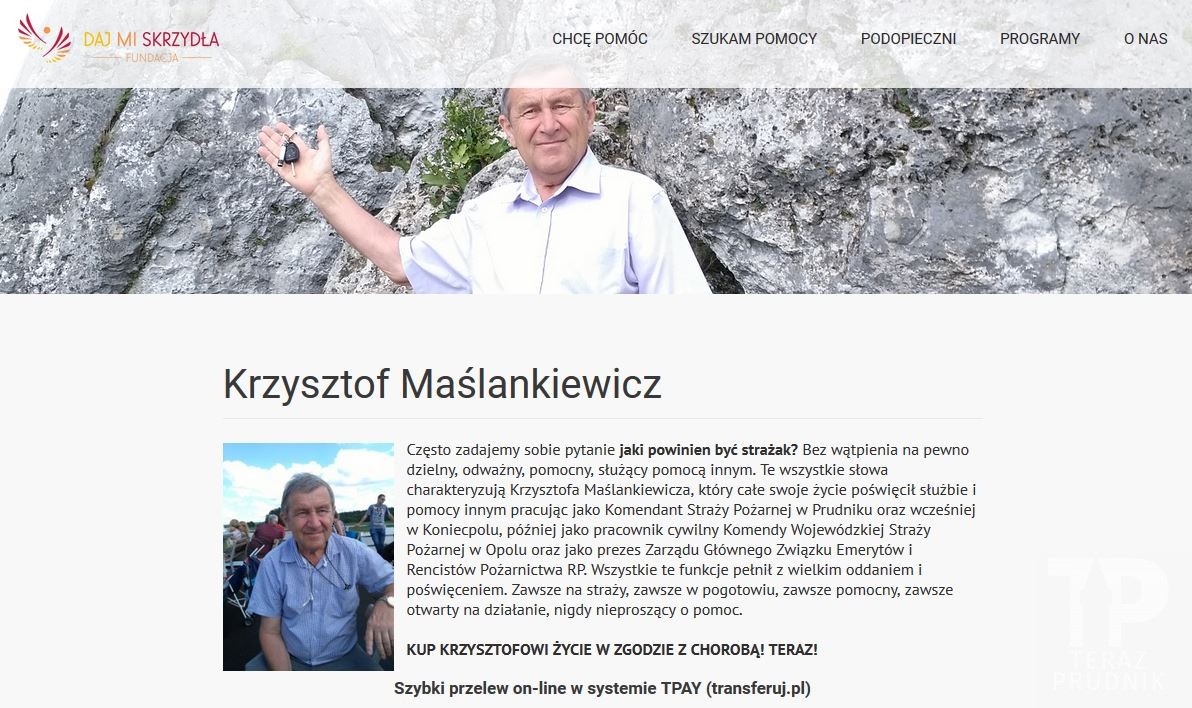 Pomóż Krzysztofowi Maślankiewiczowi!