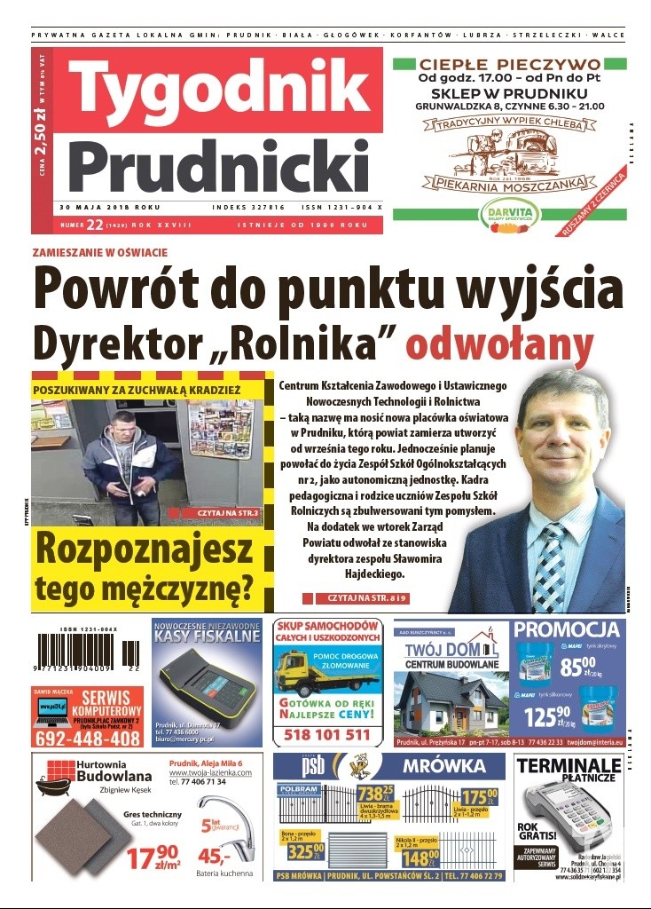 Nowy numer „Tygodnika Prudnickiego” do kupienia już od środy (30 maja)