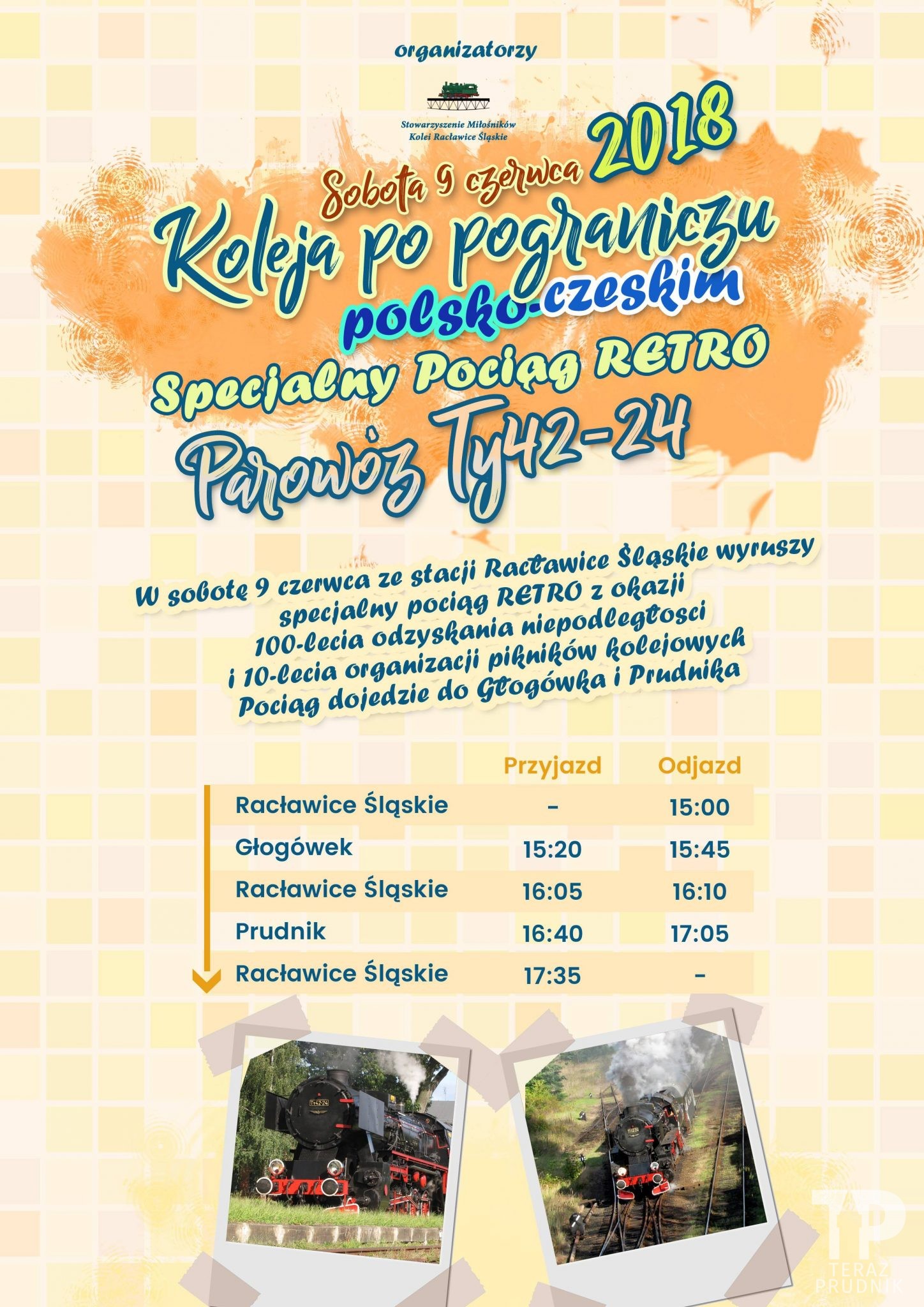 Przejedź się parowozem do Głogówka, Racławic i Prudnika!