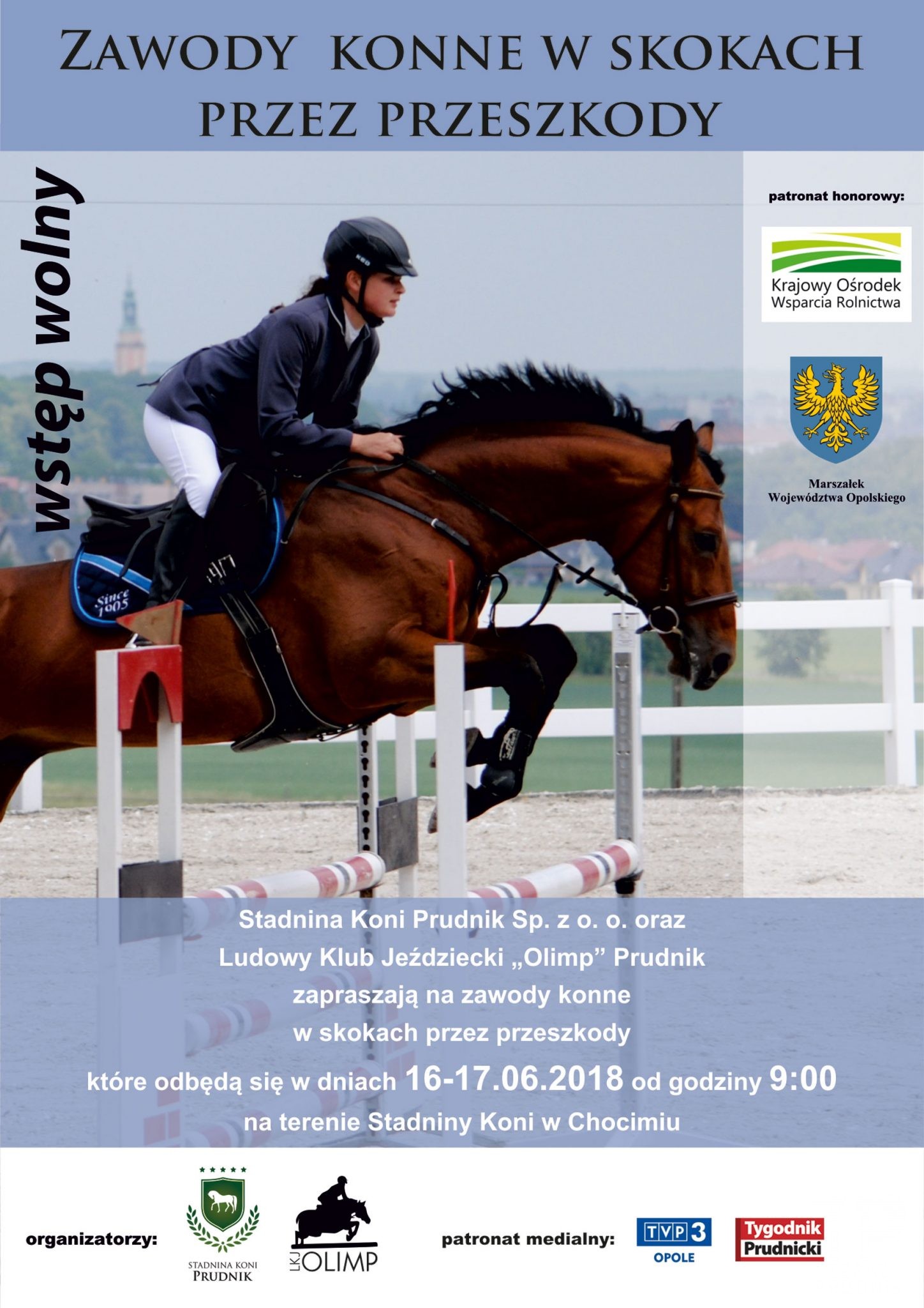 Patronat TP : Zawody konne w Chocimiu