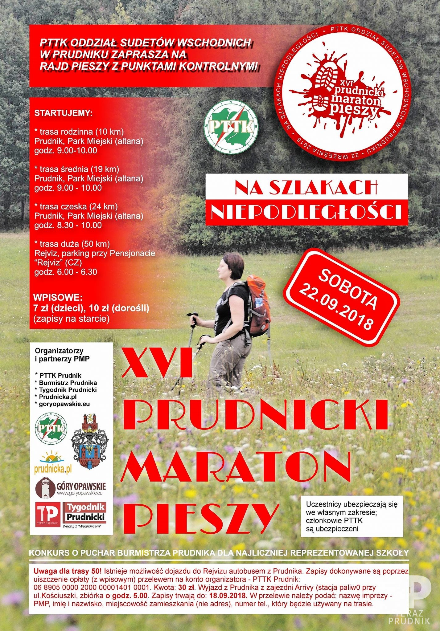XVI Prudnicki Maraton Pieszy: Wędrowna przygoda dla każdego