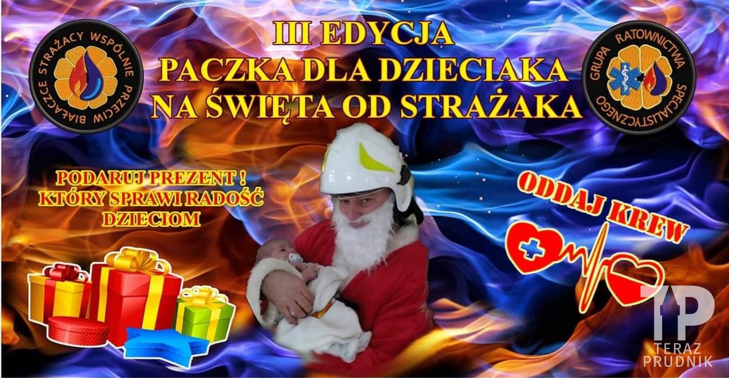 Paczka dla dzieciaka na święta od strażaka