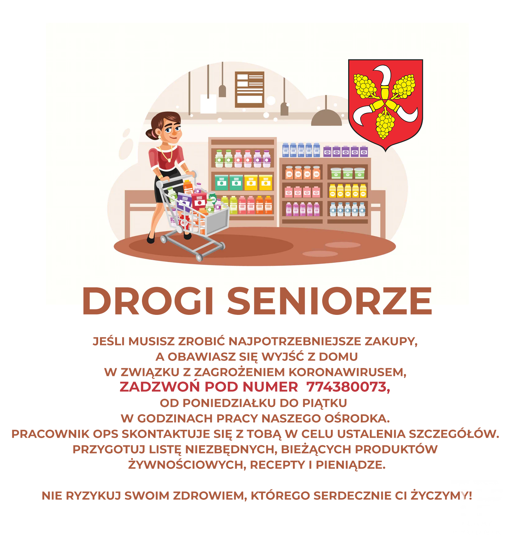 Pracownicy OPS uchronią seniorów przed niepotrzebnym ryzykiem