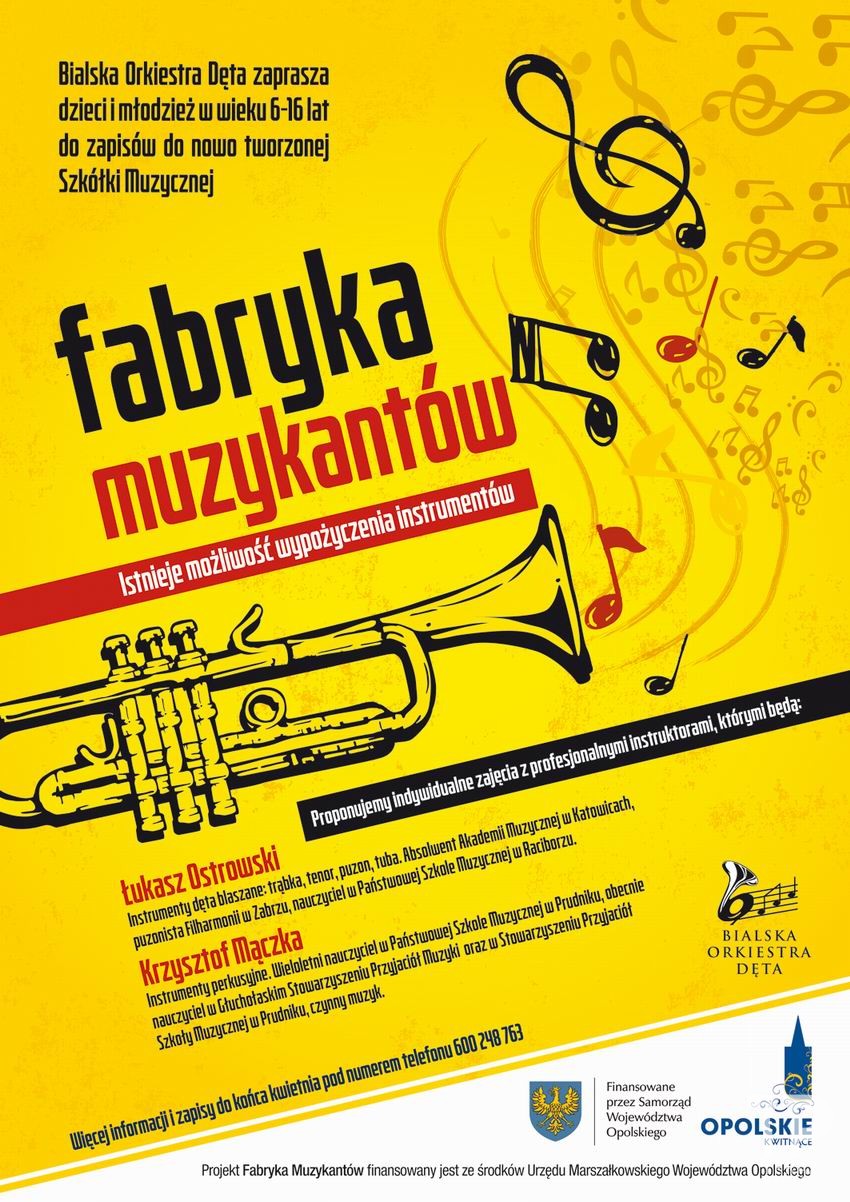 „Fabryka Muzykantów” zaprasza dzieci i młodzież