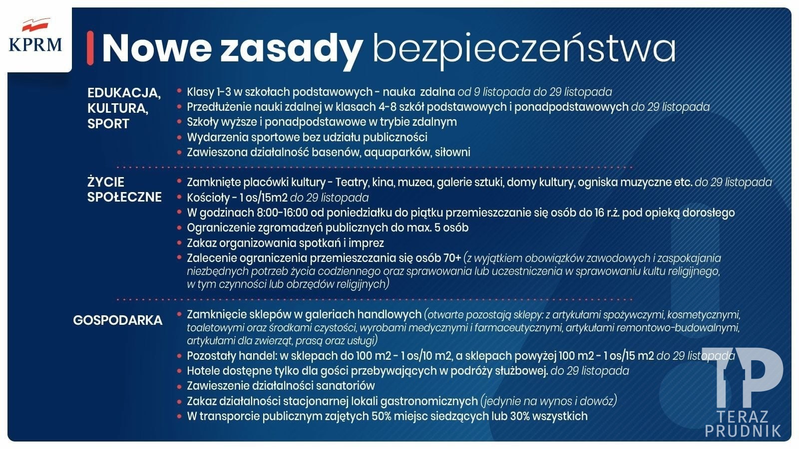 Konferencja premiera: Nowe obostrzenia już od soboty