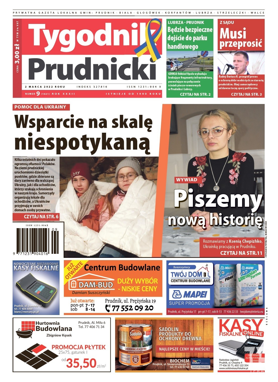 Nowy numer „Tygodnika Prudnickiego” do kupienia od środy (2 marca)