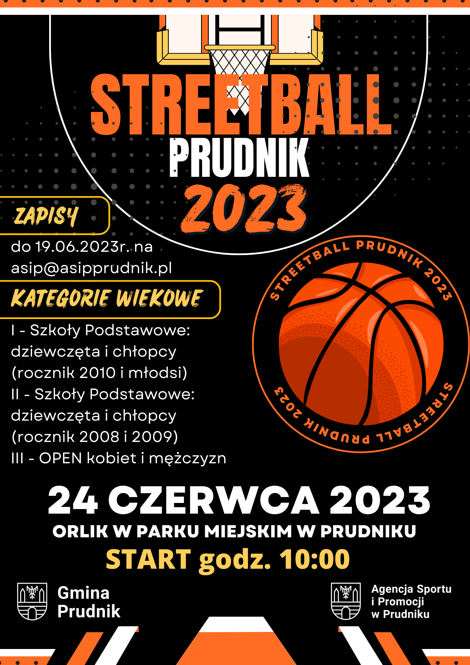 Kibicujemy! Streetball Prudnik 2023