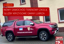 Nowy samochód terenowy zasilił służby kryzysowe Gminy Lubrza