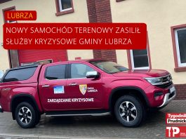 Nowy samochód terenowy zasilił służby kryzysowe Gminy Lubrza