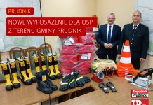 Nowe wyposażenie dla OSP z terenu Gminy Prudnik